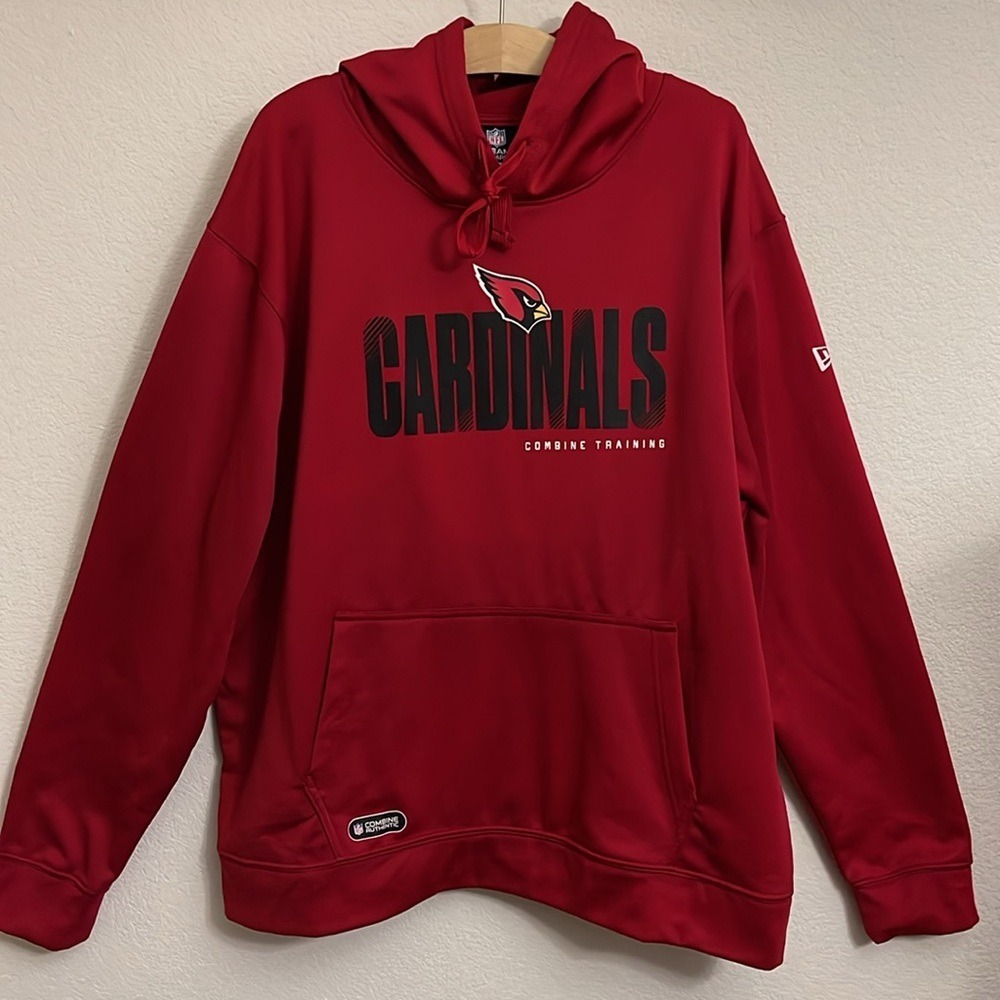 New Era Arizona Cardinals NFL Combine Training Hoodie Red Mens XXL